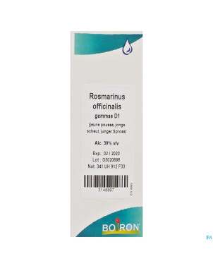Rosmarinus officinalis gemmo d1    60ml boiron