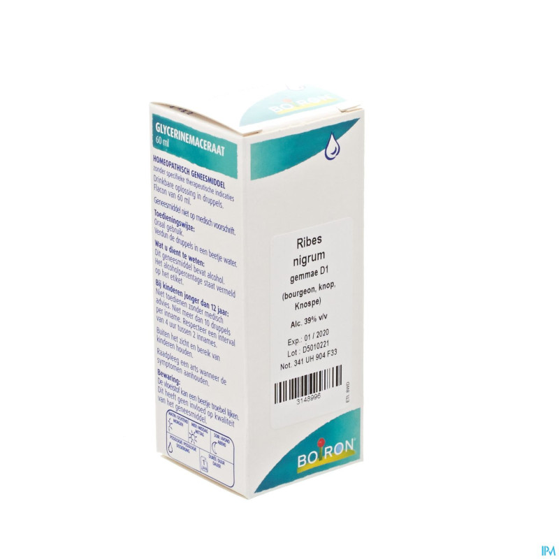 Ribes nigrum gemmo d1    60ml boiron