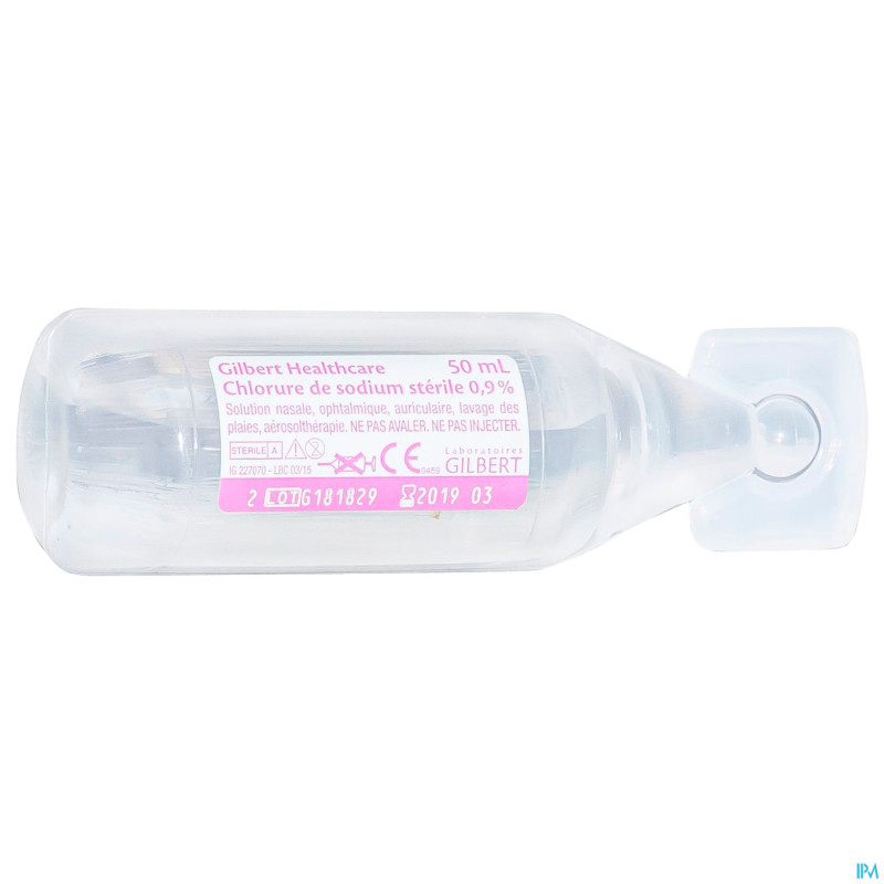 Gilbert serum physiologique    50ml