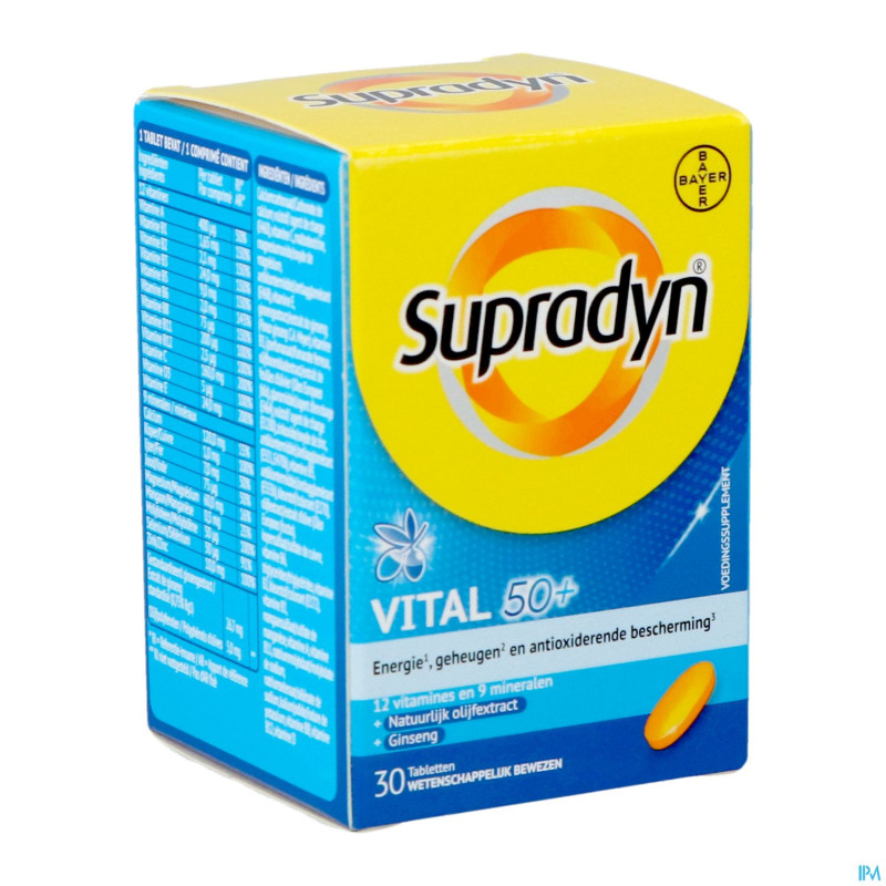 Supradyn vital 50+    comp pell. 30