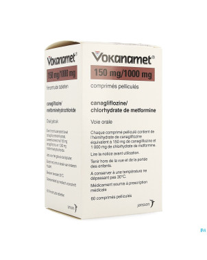 Vokanamet 150mg/1000mg comp pell  60