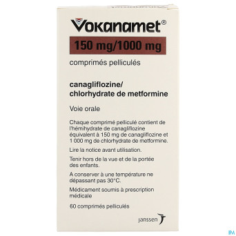 Vokanamet 150mg/1000mg comp pell  60