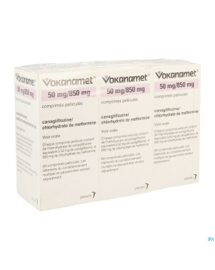 Vokanamet  50mg/ 850mg comp pell  60