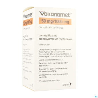 Vokanamet  50mg/1000mg comp pell  60