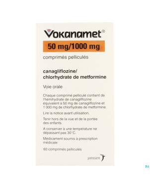 Vokanamet  50mg/1000mg comp pell  60