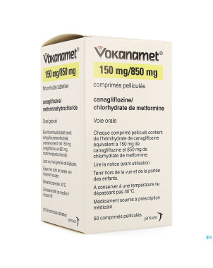 Vokanamet 150mg/ 850mg comp pell  60