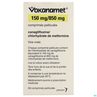 Vokanamet 150mg/ 850mg comp pell  60