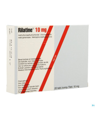 Rilatine 10mg pi pharma comp 20 x 10mg pip