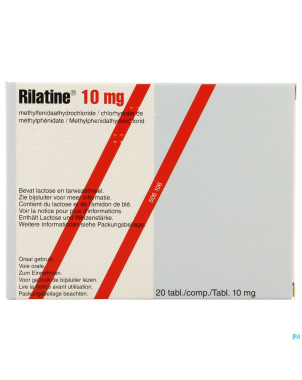 Rilatine 10mg pi pharma comp 20 x 10mg pip