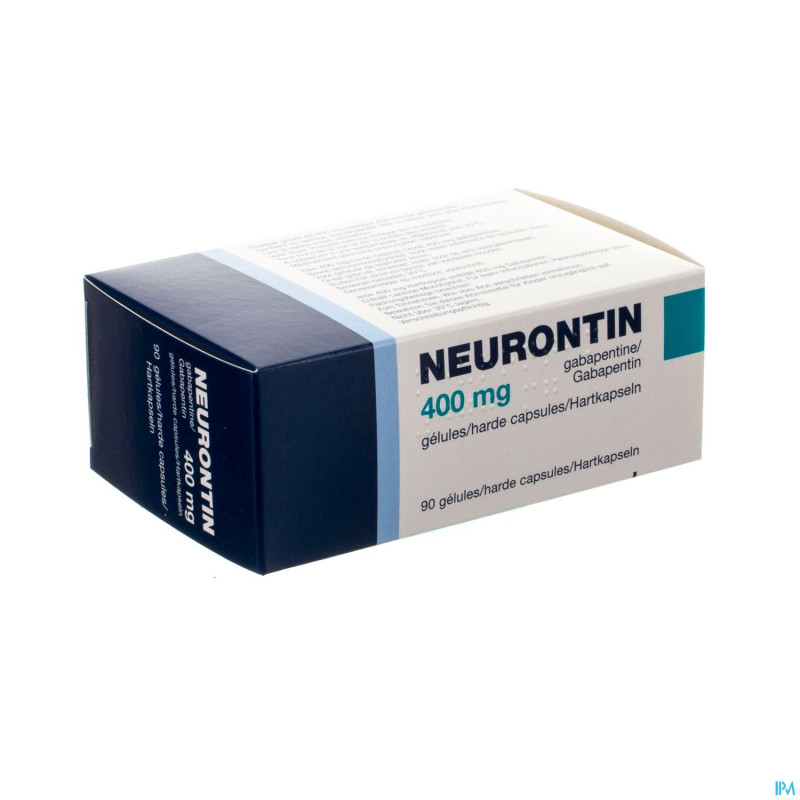 Neurontin 400 mg caps dur  90 x 400 mg pip