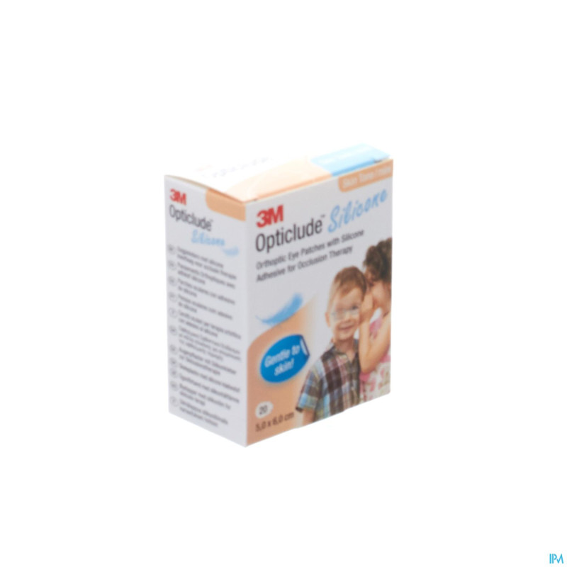 Opticlude 3m silicone eye patch skin tone mini  20