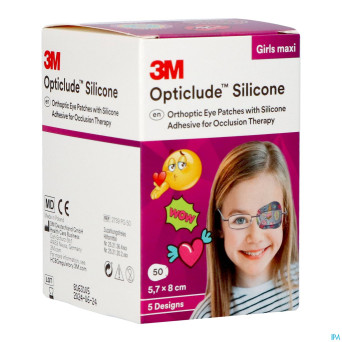 Opticlude 3m silicone eye patch girl maxi 50