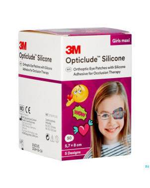 Opticlude 3m silicone eye patch girl maxi 50
