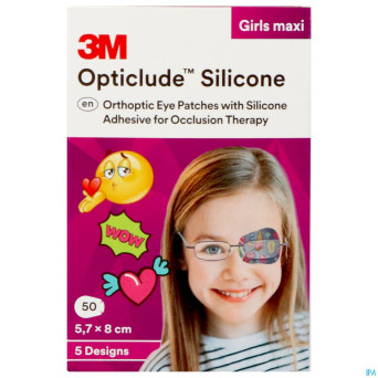 Opticlude 3m silicone eye patch girl maxi 50