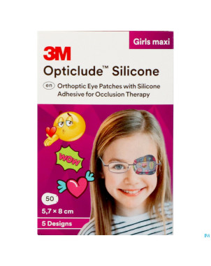 Opticlude 3m silicone eye patch girl maxi 50