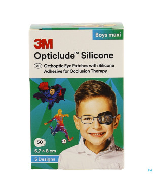 Opticlude 3m silicone eye patch boy maxi  50