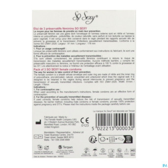 So sexy preservatif feminin 3