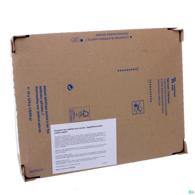 Fresubin eau gelifiee s/sucre cassis    12x125g