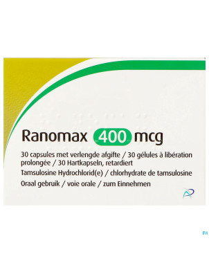 Ranomax apotex 400mcg caps  30 x 400 mcg