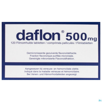 Daflon impexeco comp 120x500mg pip
