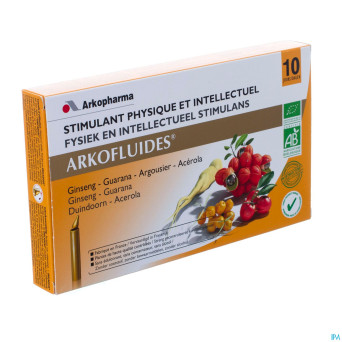 Arkofluide stimulant physique+intelect.unicados 10
