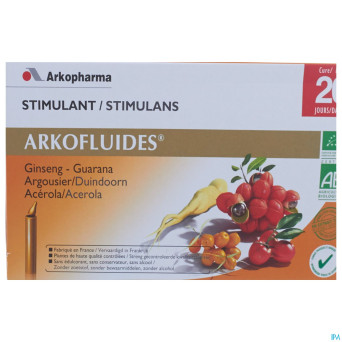 Arkofluide stimulant physique+intelect.unicados 20