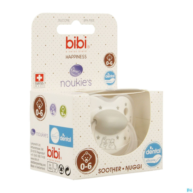 Bibi noukie's sucette dental stars ng    0- 6m