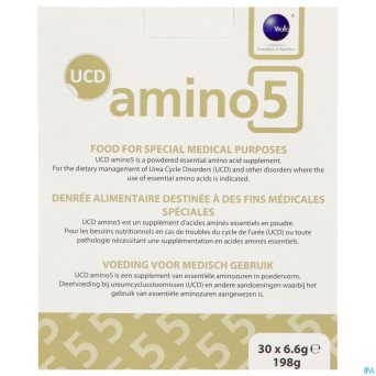 Ucd amino 5 pdr    sachet 30x6,6g