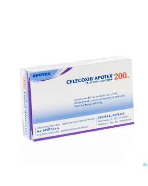 Celecoxib apotex 200mg caps hard dur  10