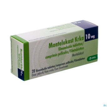 Montelukast krka 10 mg comp pell 28 x 10 mg