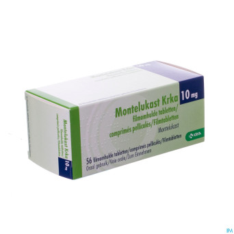 Montelukast krka 10 mg comp pell 56 x 10 mg