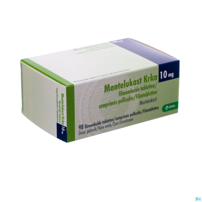 Montelukast krka 10 mg comp pell 98 x 10 mg