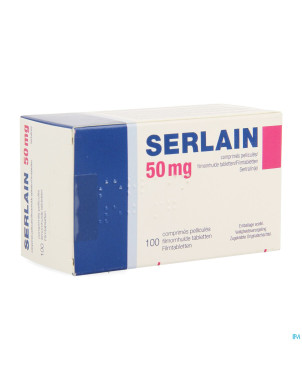 Serlain  50mg pi pharma comp pell 100 x  50mg pip
