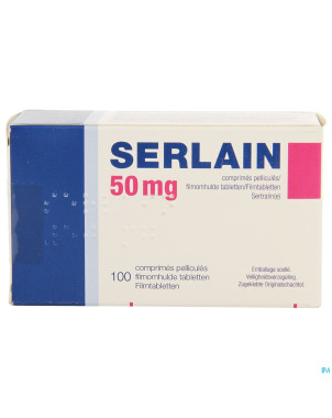 Serlain  50mg pi pharma comp pell 100 x  50mg pip