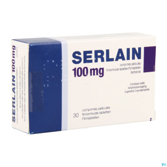Serlain 100mg pi pharma comp pell  30 x 100mg pip