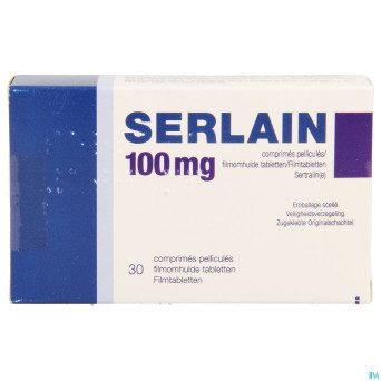 Serlain 100mg pi pharma comp pell  30 x 100mg pip