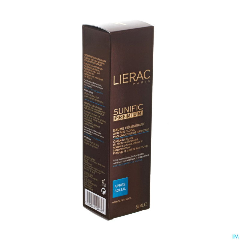 Lierac sunific premium baume rep.a/sol visage 50ml