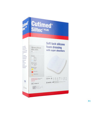 Cutimed siltec plus 10x20cm 10 7328802
