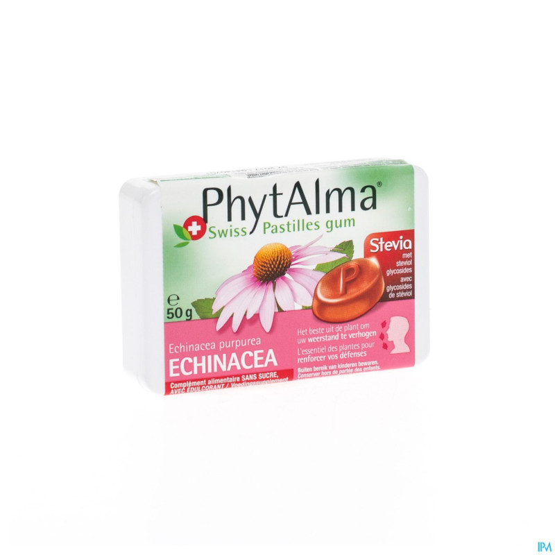 Phytalma pastilles gum extr.echinace + stevia 50g