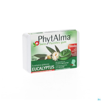 Phytalma pastilles gum eucalyptus + stevia 50g