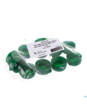 Capsule container vert    30- 50ml 12 aca