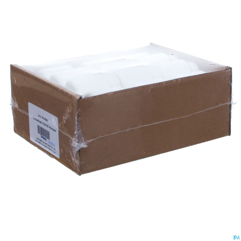 Container s/caps blanc    50ml 24 aca