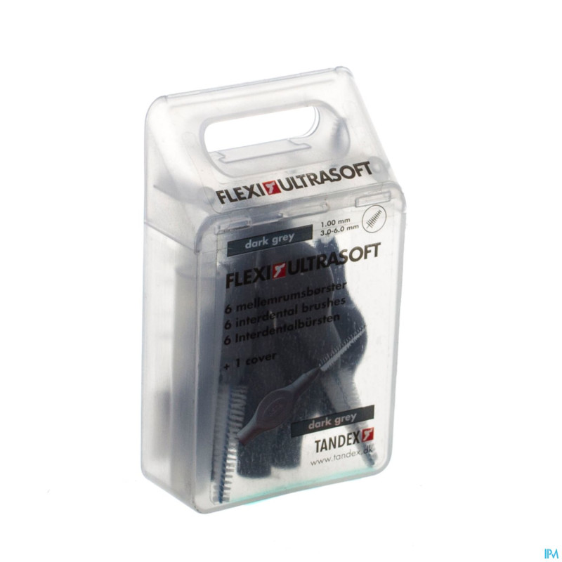 Tandex flexi ultra soft brosse interd.dark grey 6