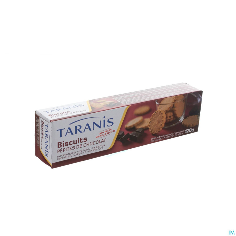 Taranis biscuits pepites choco   120g 4680 revogan