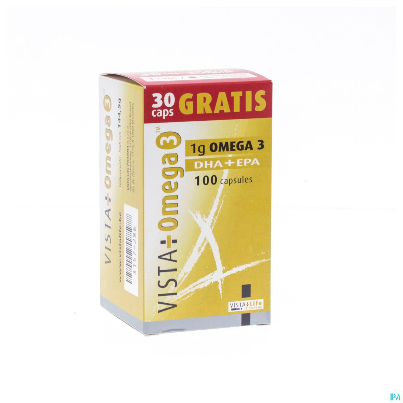 Vista omega 3    caps  70+30 gratuit promo