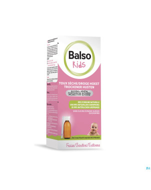 Balso kids sirop toux s/sucre 125ml+pipette