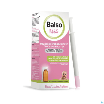 Balso kids sirop toux s/sucre 125ml+pipette
