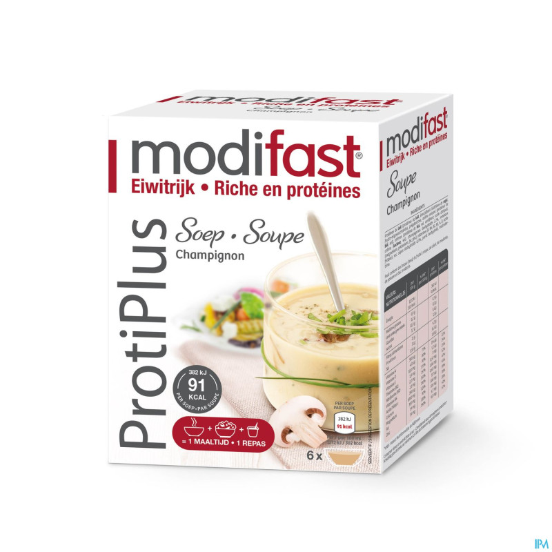 Modifast protiplus soupe champignons    sach 6x30g