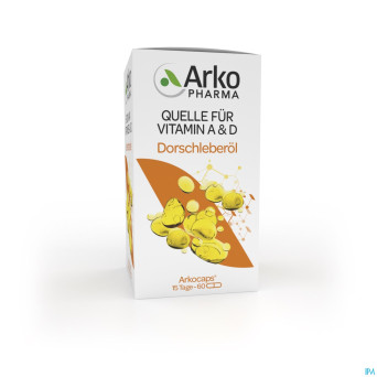 Arkogelules huile foie morue    60