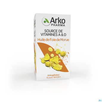 Arkogelules huile foie morue    60